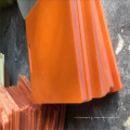 Composant d&#39;équipement Plaque en bakélite noire/orange dure